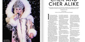 Michael Dean as Cher featured in Lifestyles Magazine